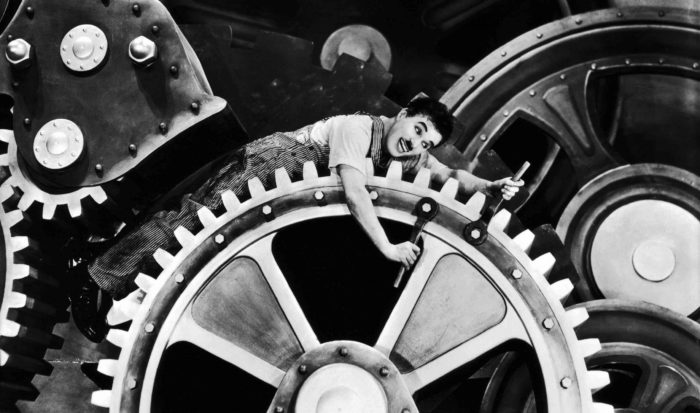 Tiempos modernos de Chaplin