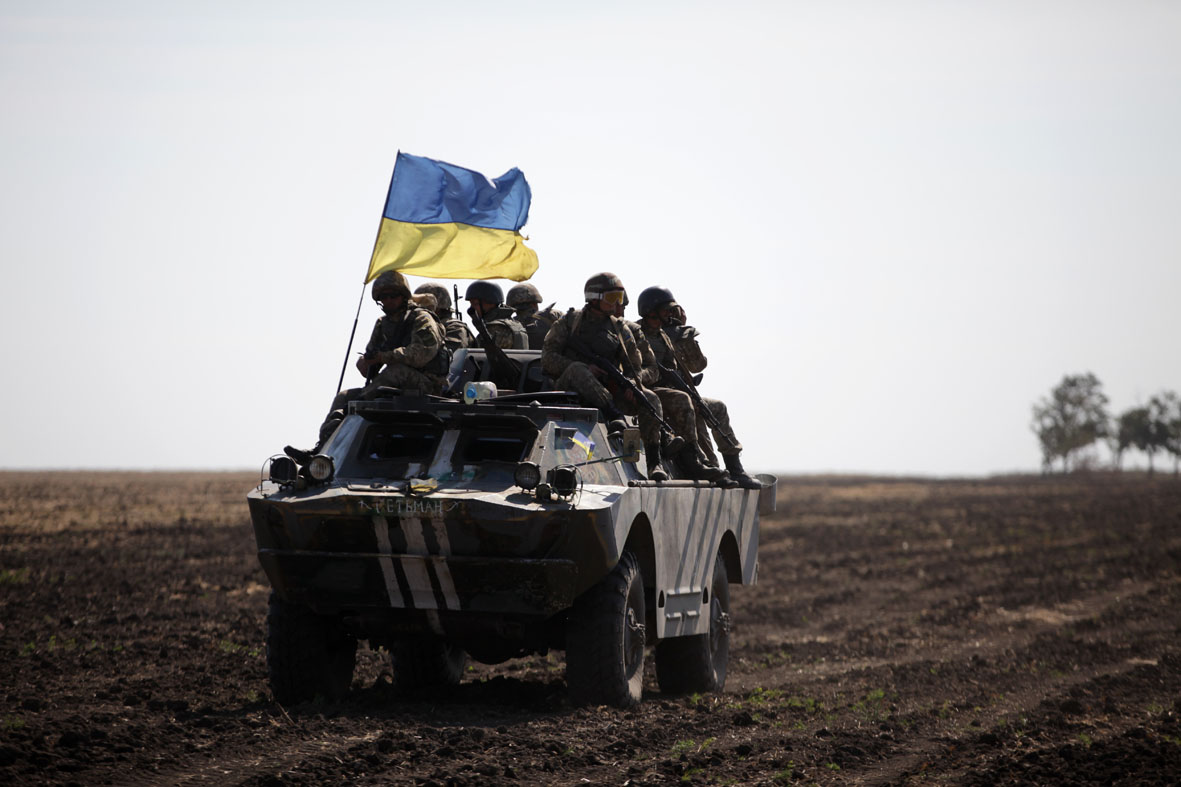 espectáculo e imágenes de la guerra de Ucrania