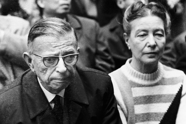 Jean-Paul Sartre y Simone de Beauvoir