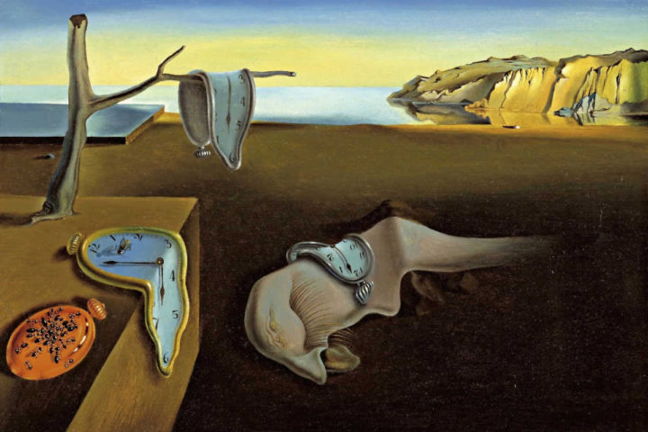 La persistencia de la memoria por Salvador Dalí