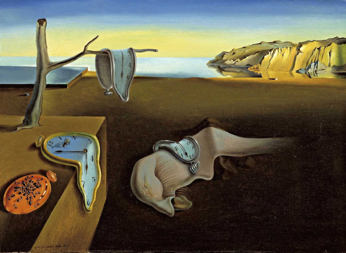 La persistencia de la memoria por Salvador Dalí