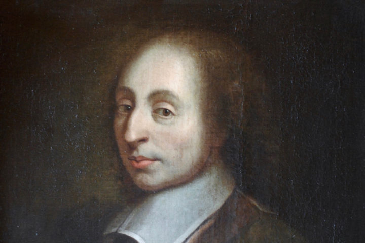 Blaise Pascal. Copia del cuadro de François II Quesnel, realizado para Gérard Edelinck en 1691