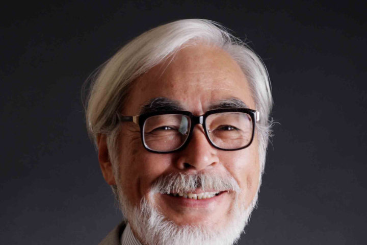 Fotografía del cineasta japonés Hayao Miyazaki