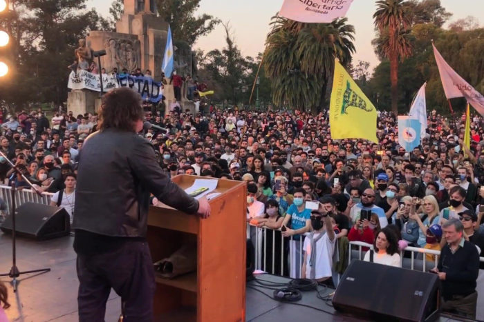 Lanzamiento de campaña de La Libertad Avanza, 7 de agosto de 2021