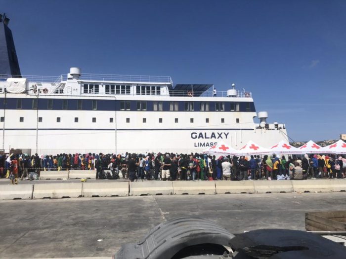 Desde principios de septiembre de 2023, la isla italiana de Lampedusa registra un rápido aumento de llegadas de migrantes procedentes del norte de África. Fuente: Comisión Europea.