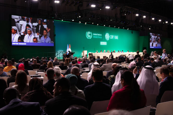 Ceremonia de apertura de la COP 28. IPCC, 2023.