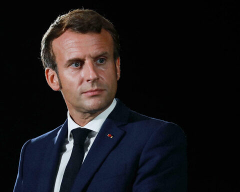 Político francés, presidente de Francia desde el 14 de mayo de 2017 Emmanuel Macron. Faces of the World, 2021. Attribution (CC BY 2.0)