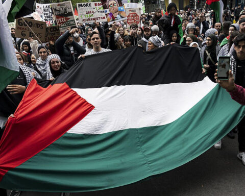 Protesta contra ocupación Israelí en Gaza