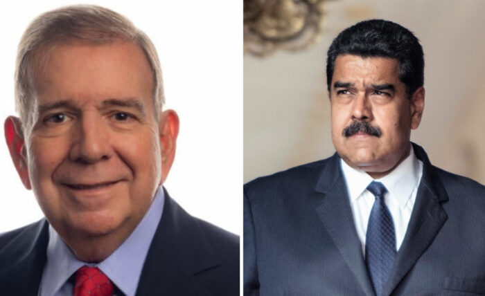 Edmundo González y Nicolás Maduro