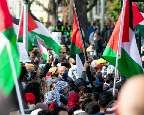 Protesta pro Palestina