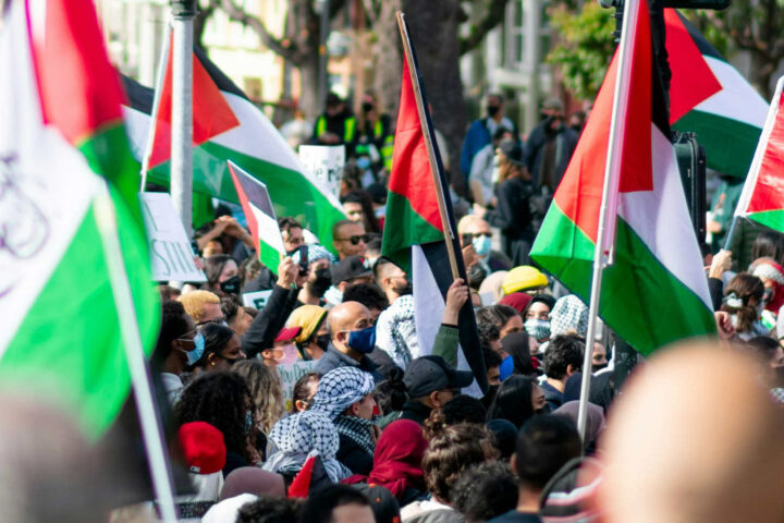 Protesta pro Palestina