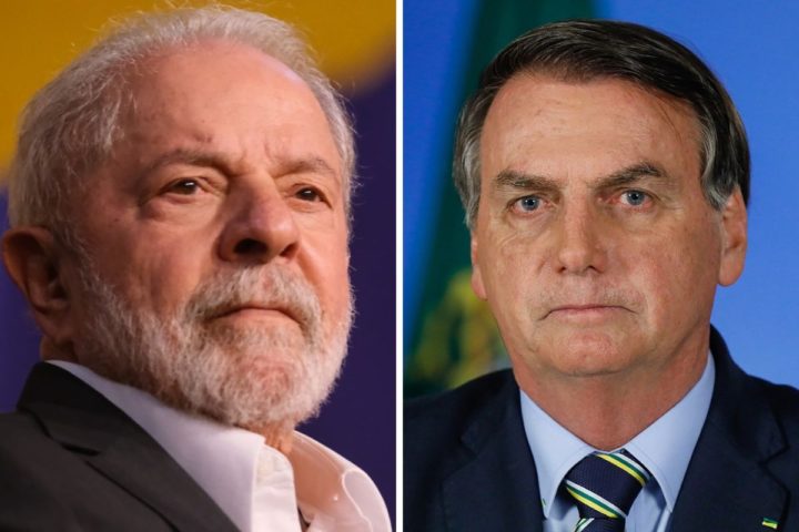 Photo showing Lula and Bolsonaro
