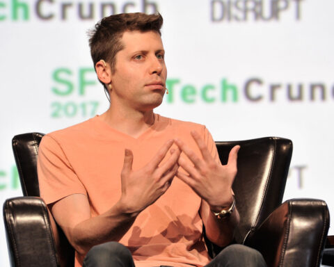 Sam Altman, speaks on stage during TechCrunch Disrupt SF 2017 in San Francisco, California. Photo by Steve Jennings for TechCrunch.
