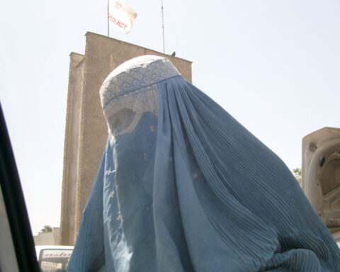 Woman in Burqa in Kabul